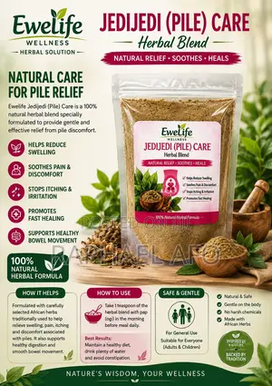 EweLife Wellness Jedijedi (Pile) Care Herbal Blend Powder - Brand New