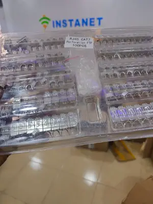 Passthrough RJ45 Cat7 FTP Shielded Network Connector
