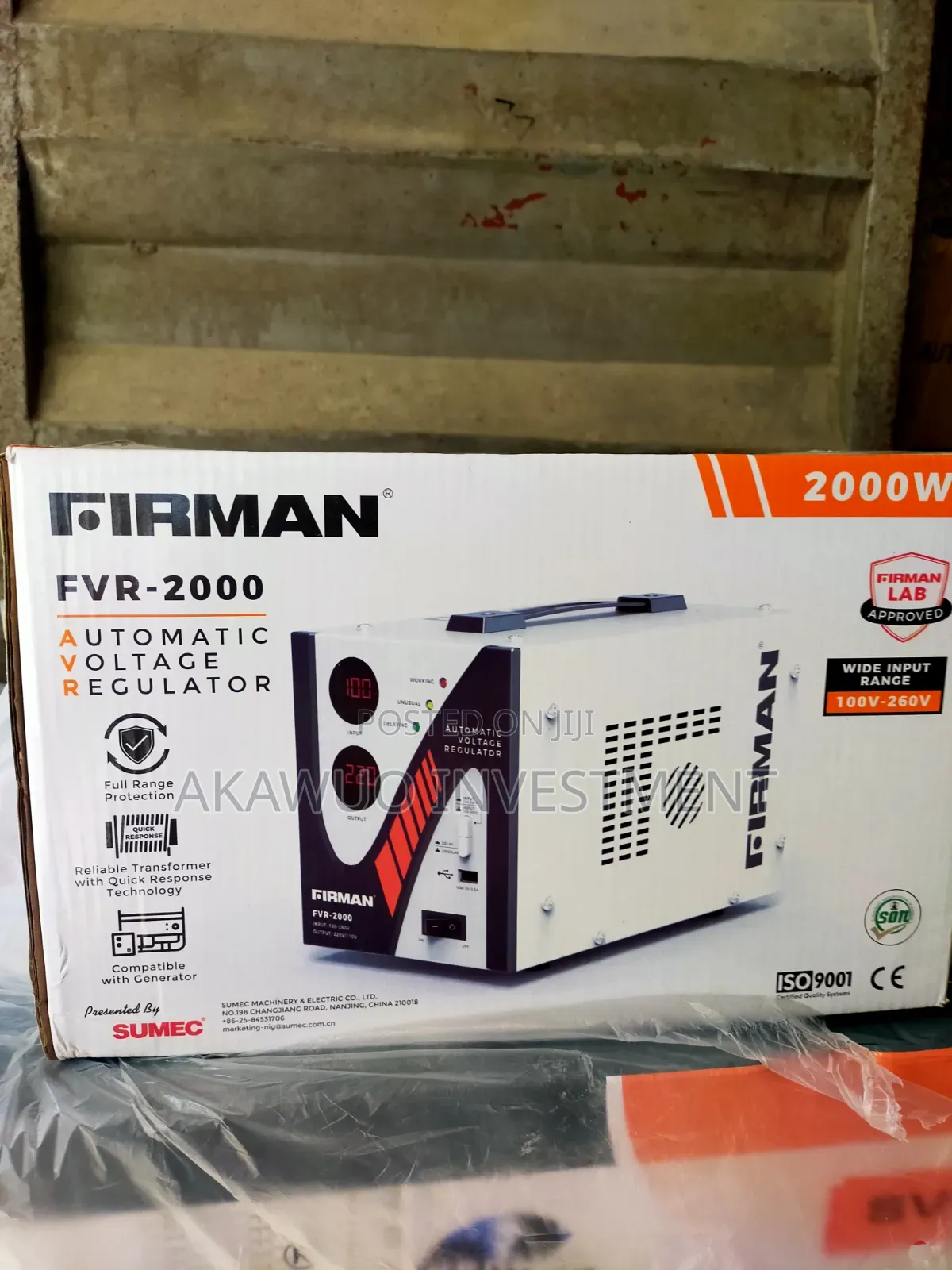 Fireman Stabilizer 2000 Watts