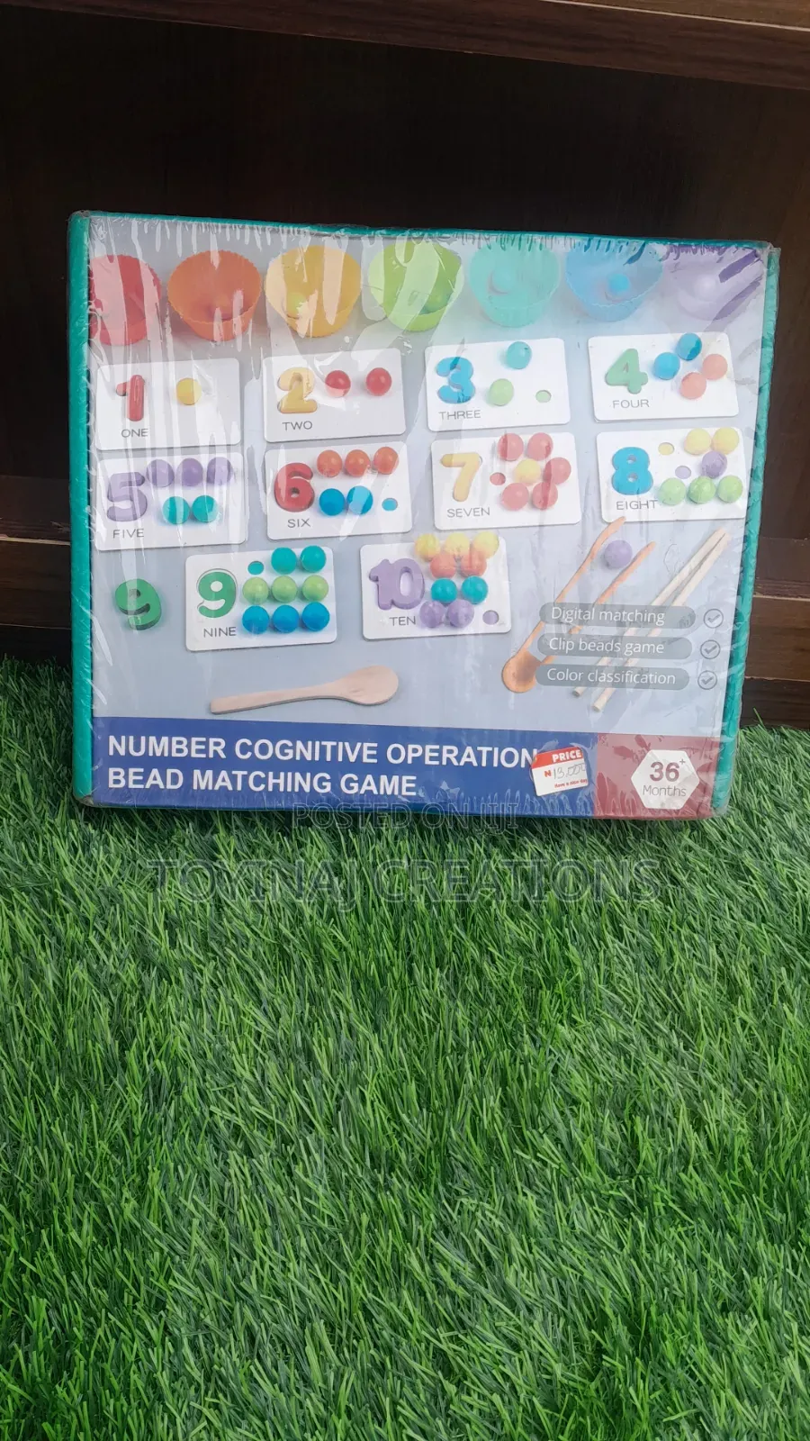 Number Cognitive Operation Bead Matching Game