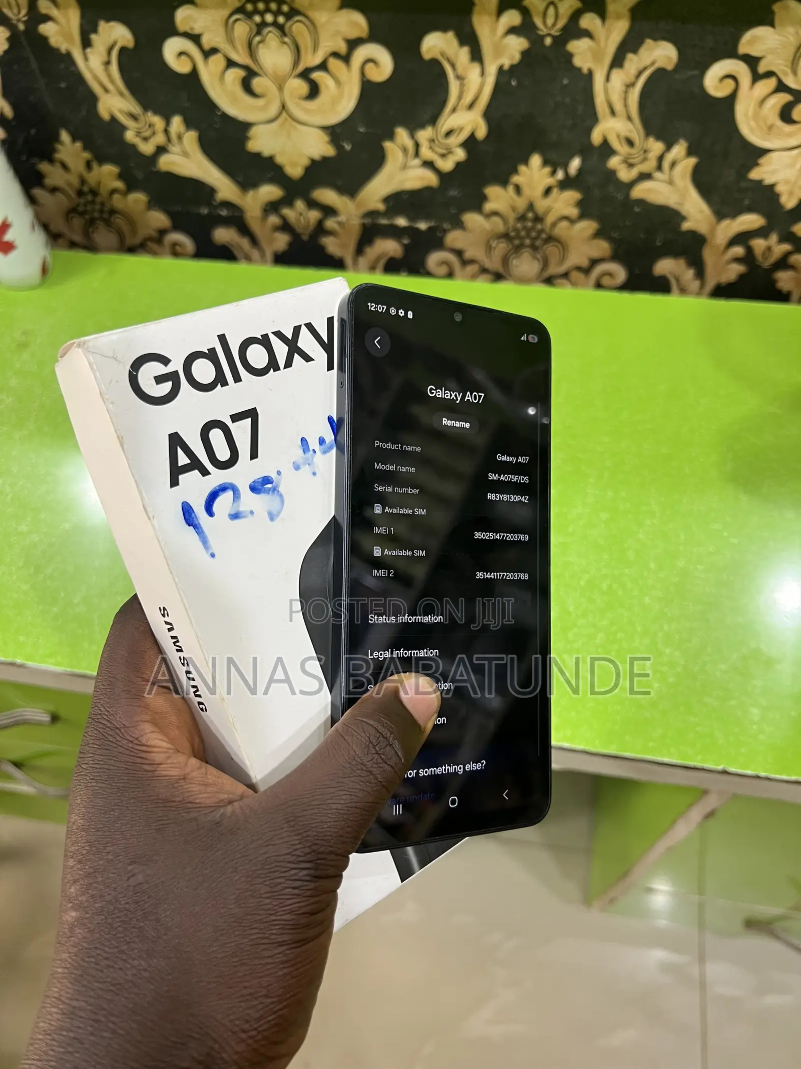 Samsung Galaxy A07 128 GB Black