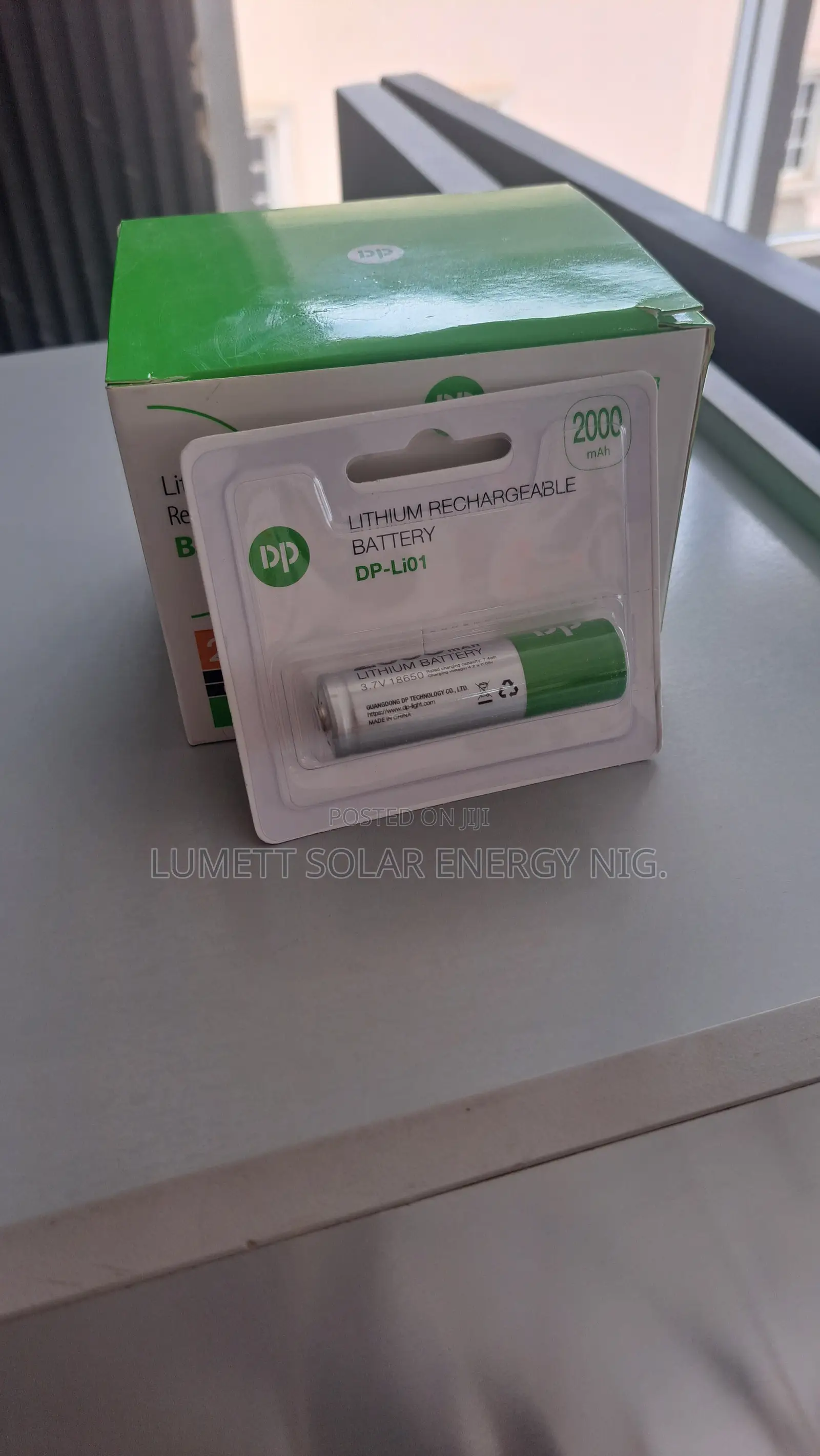 DP Packet 2000mAh Lithium Rechargable Battery -DP-Li01