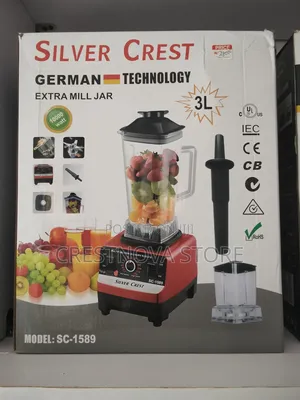 SILVER CREST 3L 10000W Motor Dry Grinder Blender With 2 Jar
