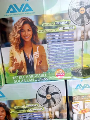 Solar Rechargeable Fan