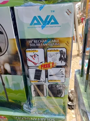 Solar Rechargeable Fan