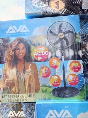 Solar Rechargeable Fan