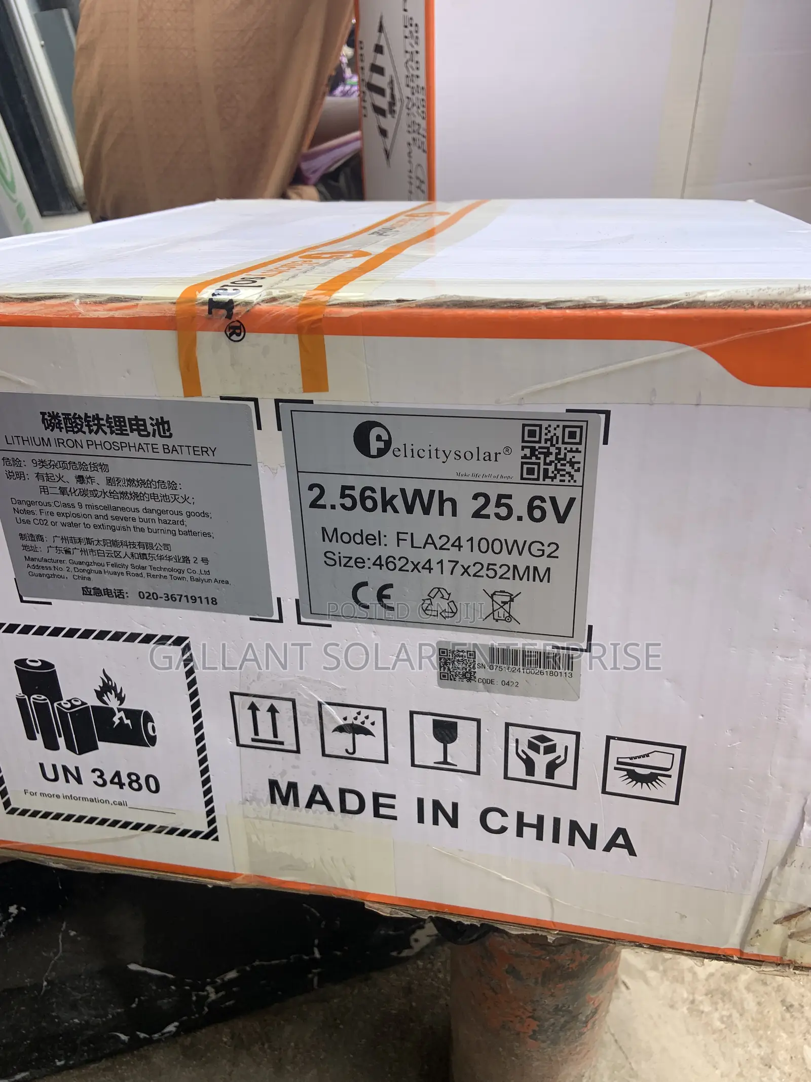 Felicity Solar Lithium Battery 2.5kwh 24V