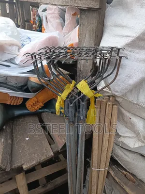 Small Local Iron Rake – Durable Garden Agricultural Rake