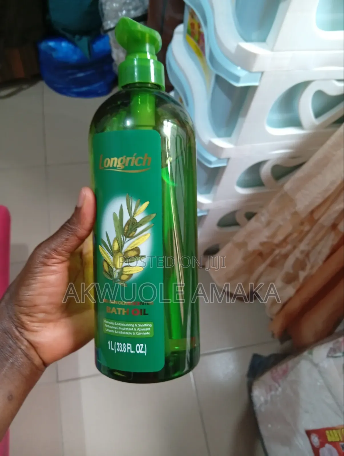Longrich Golden Olive Scented Bath Oil