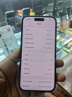 Apple iPhone 15 128 GB Black