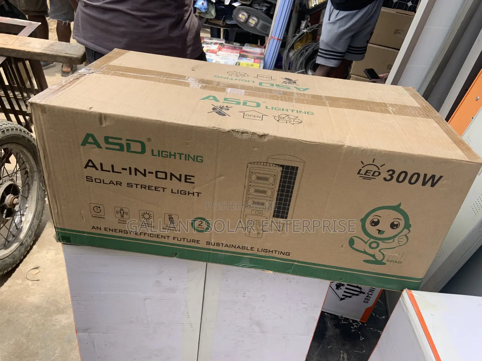 ASD Lighting All in One Solar Street Light