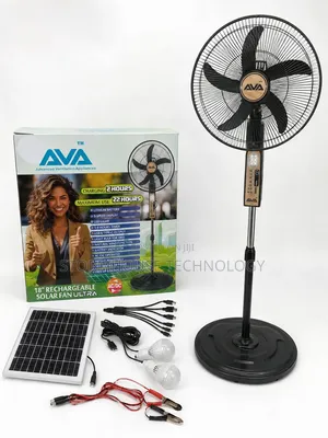 Solar Rechargeable Fan