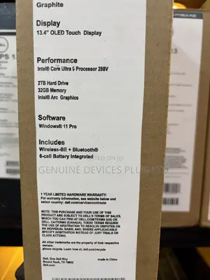 New Laptop Dell XPS 13 9350 32GB Intel Core Ultra 9 SSD 2T