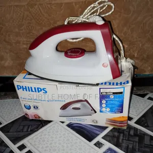 Philips HD-1000W Dry Iron – Speed Shaped Soleplate for Easy Ironing