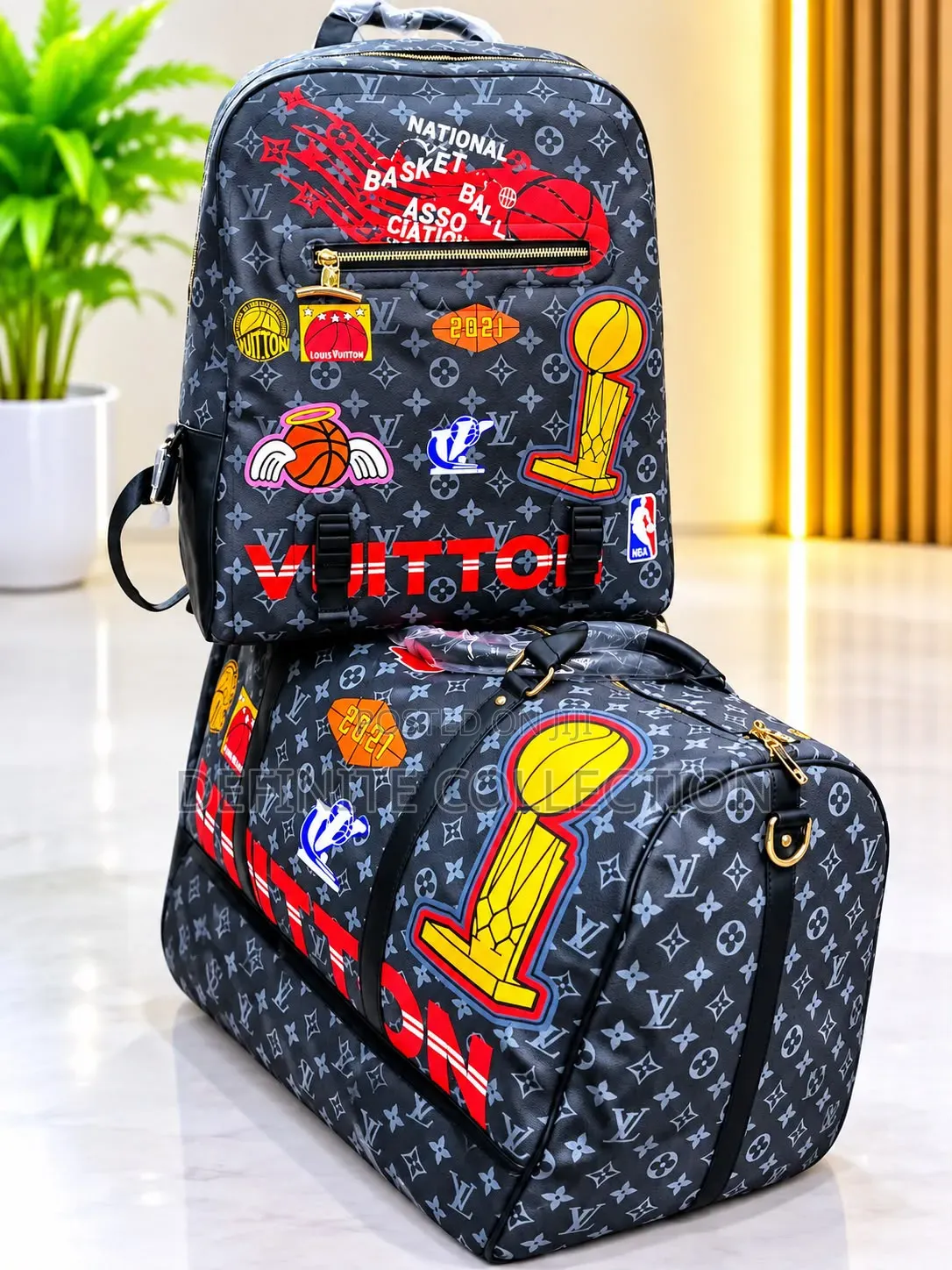 Duffle Bag Backpack Set