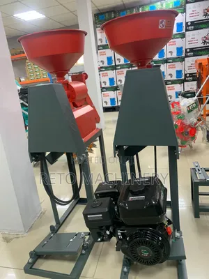Reto Single Rice Mill Machine With 6.5hp Gasoline Engine