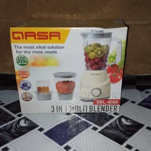 Qasa QBL-8088 3-in-1 Multi Blender – 600W Powerful Kitchen Blender