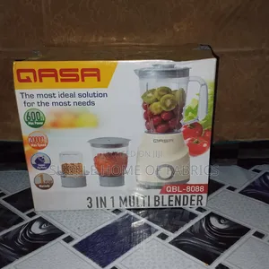 Qasa QBL-8088 3-in-1 Multi Blender – 600W Powerful Kitchen Blender