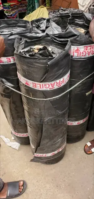 The Product in the Image Is a Roll of Heavy-Duty Black