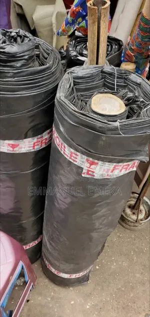 The Product in the Image Is a Roll of Heavy-Duty Black