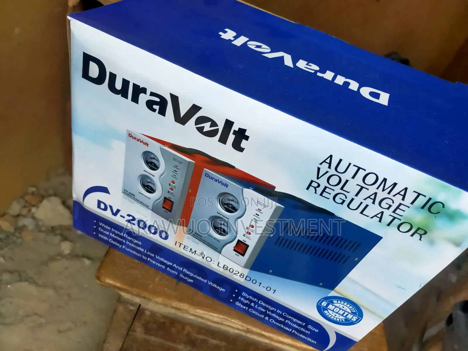 Duravote Stabilizer 2000 Watts Copper