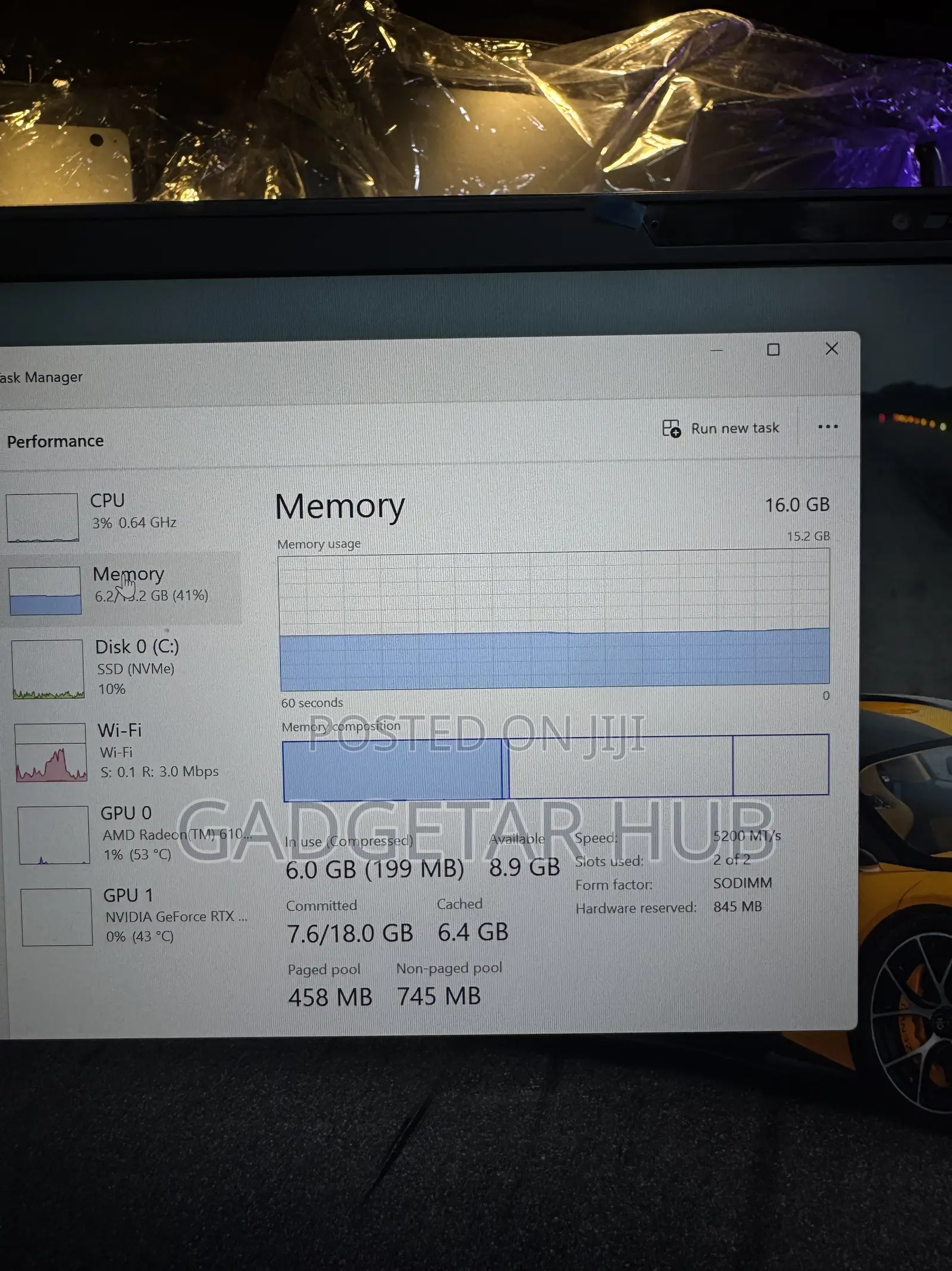 Laptop MSI 16GB AMD Ryzen 9 SSD 1T