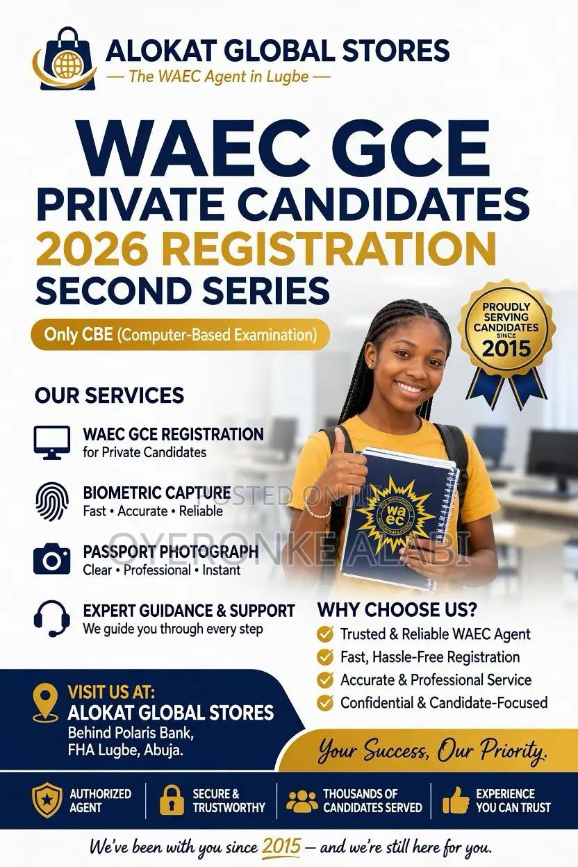 WAEC GCE Registration Centre, Lugbe.