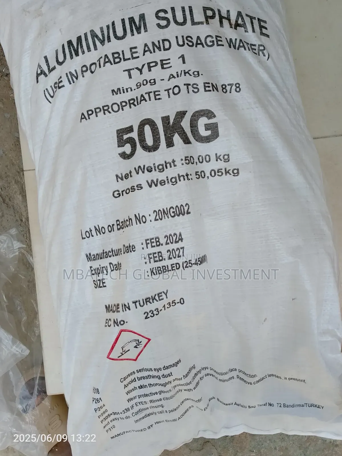 Aluminum Sulphate