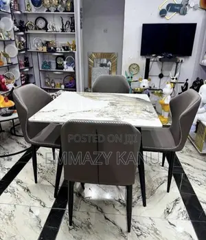 Quality by 4 Ceramic Top Dinning Table