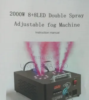 2000W 8+8LED Double 
Adjustable Fog Machine