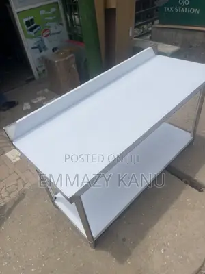 5ft Stainless Table With Back