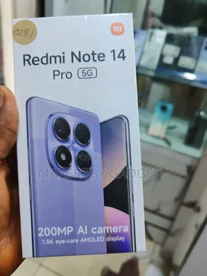 New Xiaomi Redmi Note 14 5G 256 GB Black