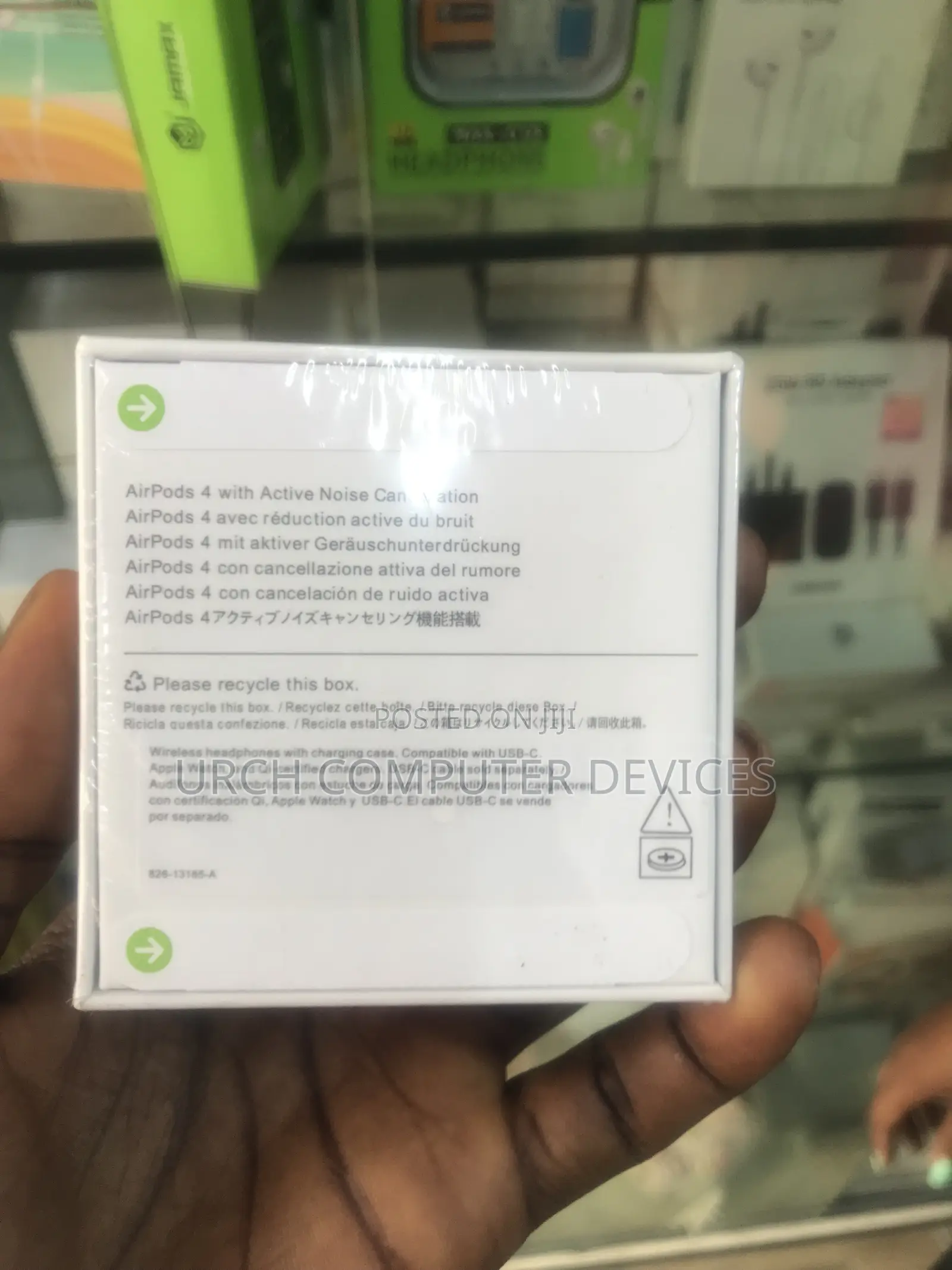 Apple AirPords 4 Active Noise Cancellation.