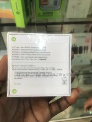 Apple AirPords 4 Active Noise Cancellation.