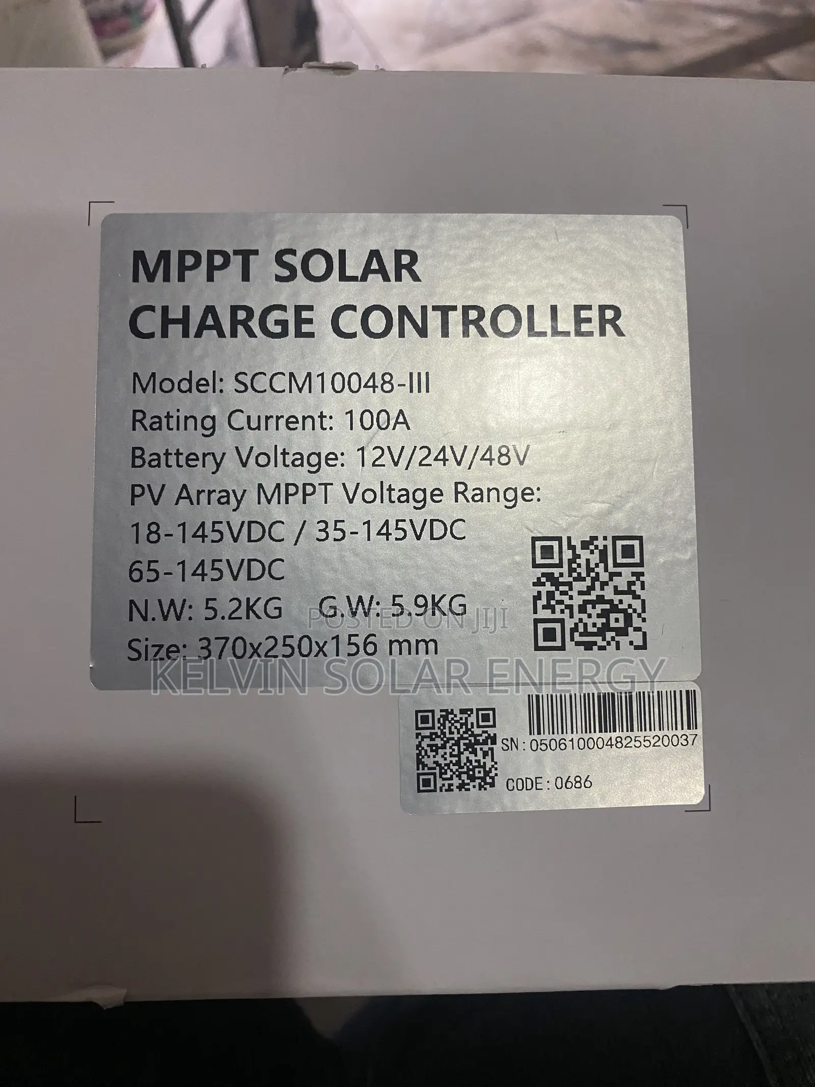 100ah/Felicit Solar Charge Controller12v/ 24v/ 36v/48v