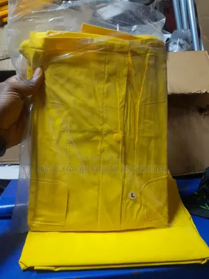Unisex Waterproof Safety Rain Coat Gown - Size L