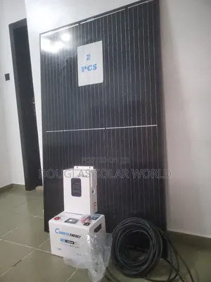 Complete 24V Solar Set-Up With 2 Unit of Mono Solar Panel
