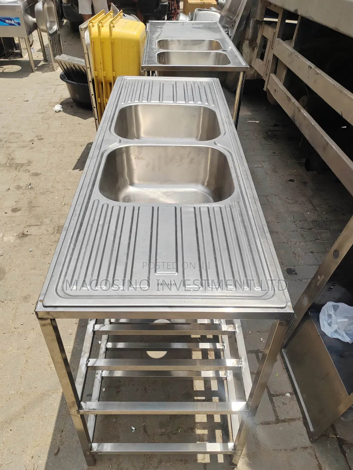 304 Stainless Industrial Sinks,
