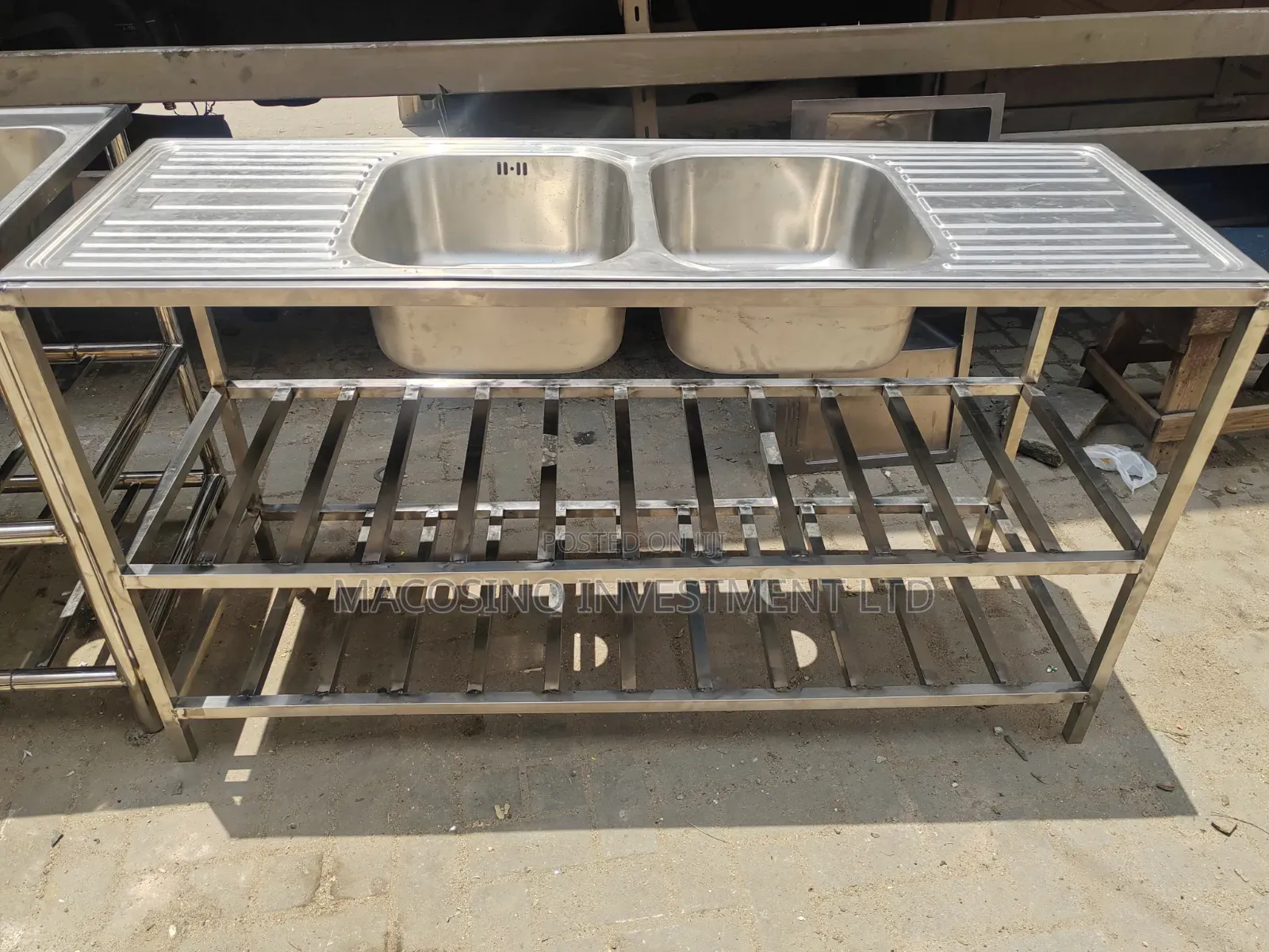 304 Stainless Industrial Sinks,