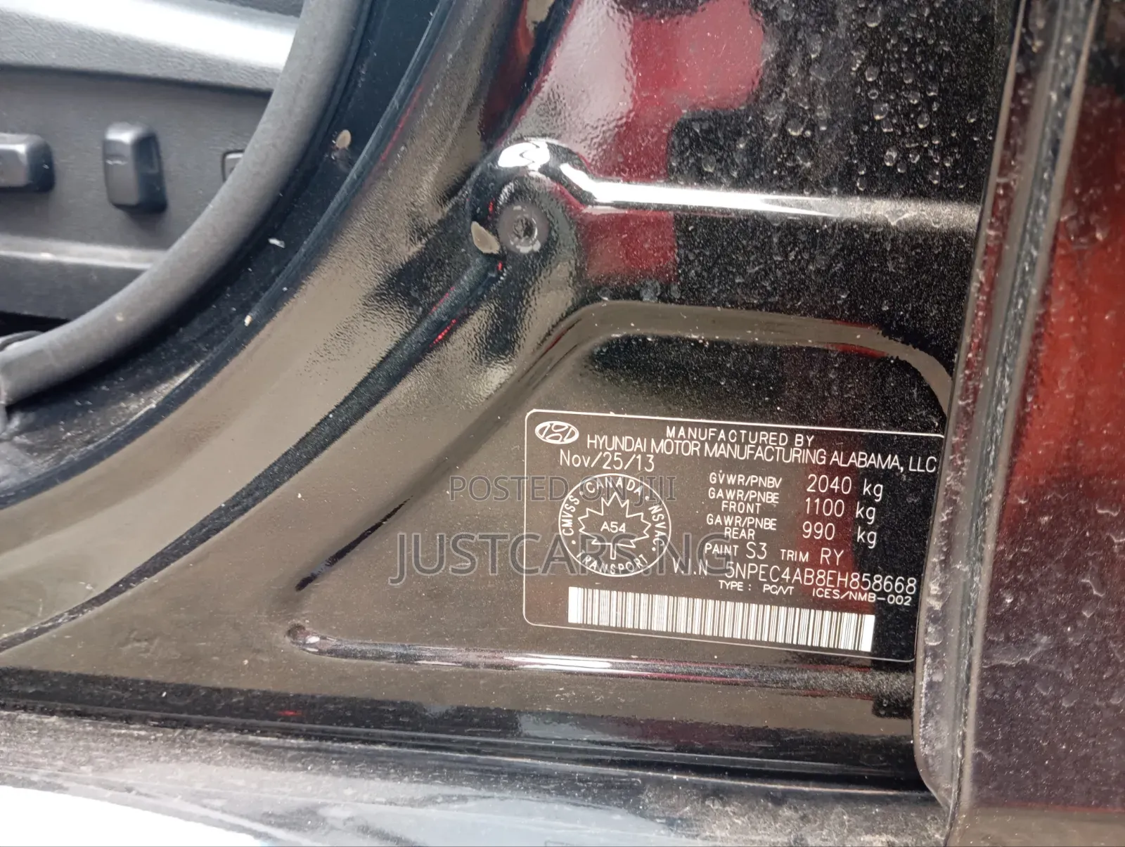 Hyundai Sonata 2014 Black