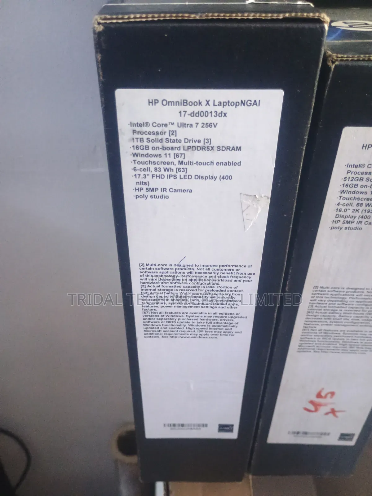 New Laptop HP 16GB Intel Core Ultra 7 SSD 1T