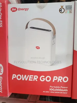 Itel Energy Power Go Pro Portable Power Station 100,000mAh 200W Output