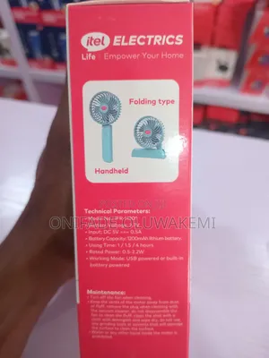 Itel Rechargeable Folding Fan