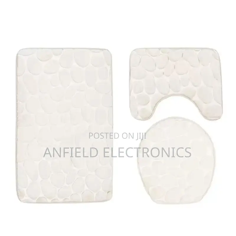 3-Piece Bathroom Floor Mat Set