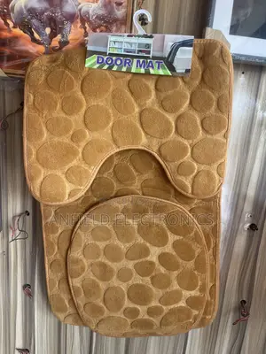 3-Piece Bathroom Floor Mat Set