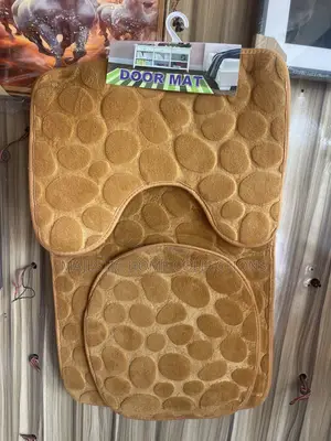 3-Piece Bathroom Floor Mat Set