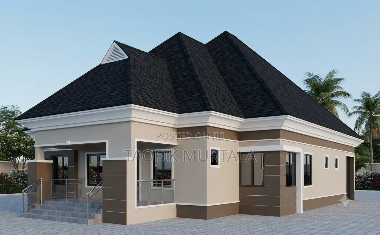 3 Bedroom Bungalow Architectural Design