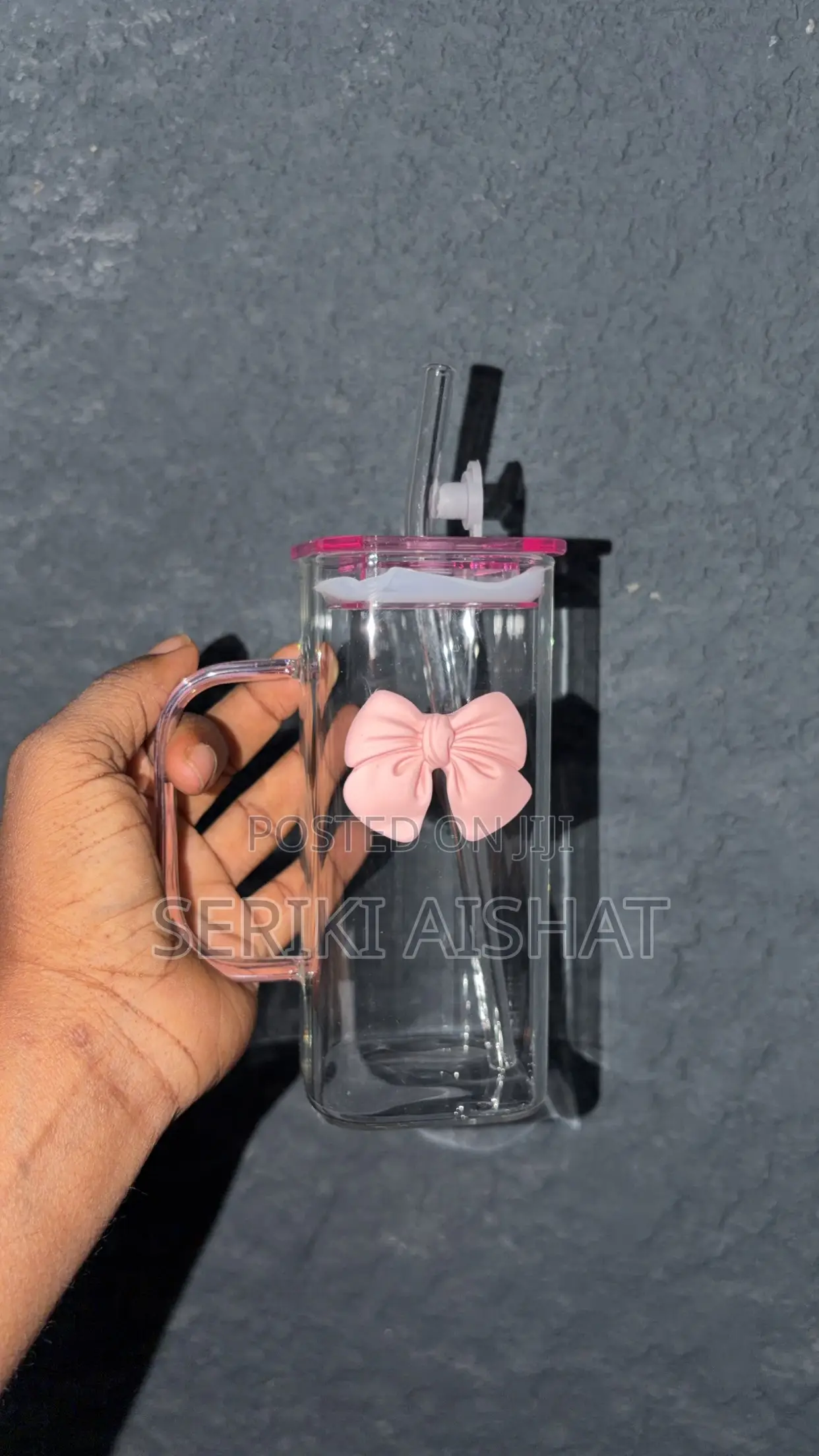 Sippy Glass Cup