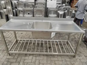 304 Stainless Steel, 1.5mm Thickness Industrial Sink