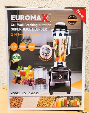 Euromax Germany (2in1) 9500w Copper Coil Commercial Blender/Grinder